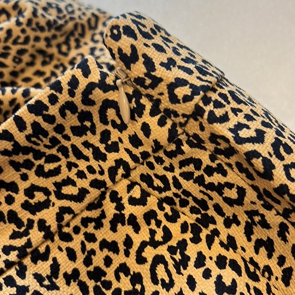 J crew cheetah print shorts size 12 - Picture 3 of 4